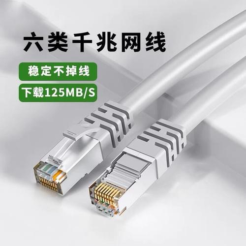 超六類千兆網(wǎng)線家用高速百兆室外監(jiān)控家用路由器寬帶水晶頭網(wǎng)絡線